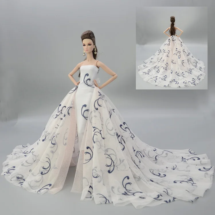 2019 New Gorgeous Long Tail Wedding Dress Party Gown Lace Outfit Clothing For 1/6 BJD Xinyi FR ST Barbie Doll / barbie clothes
2019 New Gorgeous Long Tail Wedding Dress Party Gown Lace Outfit Clothing For 1/6 BJD Xinyi FR ST Barbie Doll / barbie clothes