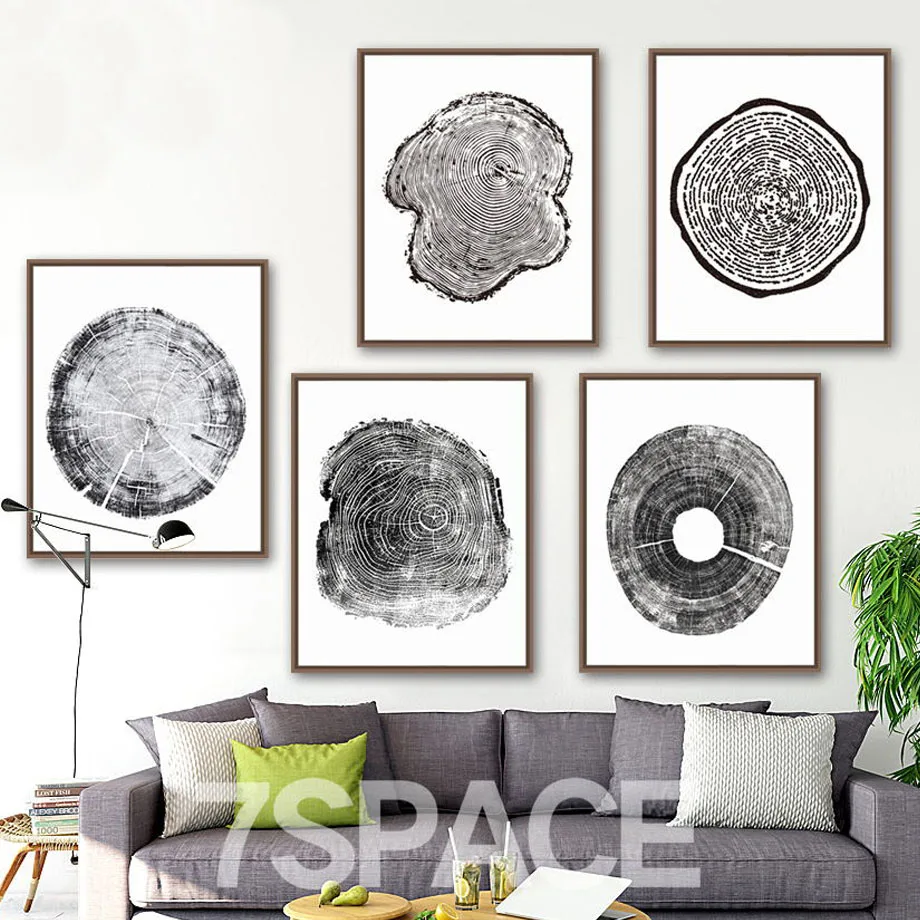 Black White Tree Ring Nordic Posters And Prints Wall Art Canvas Painting Retro Poster Wall Pictures For Living Room Home Decor
Black White Tree Ring Nordic Posters And Prints Wall Art Canvas Painting Retro Poster Wall Pictures For Living Room Home Decor