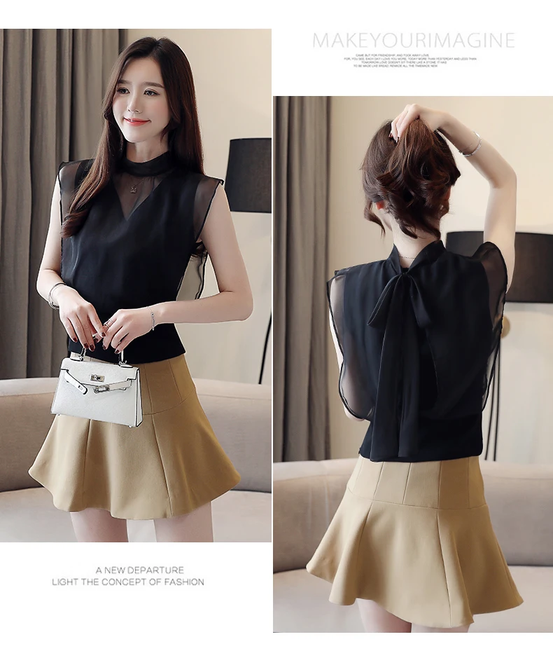 womens tops and blouses women shirts blusas mujer de moda 2019 fashion voile Ruffles Sleeveless Chiffon Solid O-Neck 3745 50
womens tops and blouses women shirts blusas mujer de moda 2019 fashion voile Ruffles Sleeveless Chiffon Solid O-Neck 3745 50
