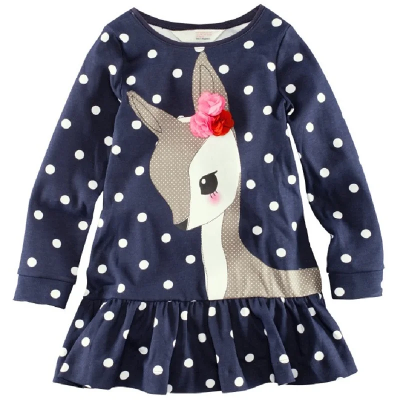 2018 Baby Girl T-shirt 100% Cotton Tops Polka Dot Baby Clothes Polka Dot Deer Tee Shirt Casual Children Blouses 1 2 3 4 5 6 Year
2018 Baby Girl T-shirt 100% Cotton Tops Polka Dot Baby Clothes Polka Dot Deer Tee Shirt Casual Children Blouses 1 2 3 4 5 6 Year