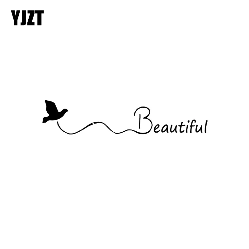 YJZT 19.6CM*4CM Funny Beautiful Bird Vinyl Car-styling Car Sticker Decoration Decal Black/Silver C11-1007
YJZT 19.6CM*4CM Funny Beautiful Bird Vinyl Car-styling Car Sticker Decoration Decal Black/Silver C11-1007