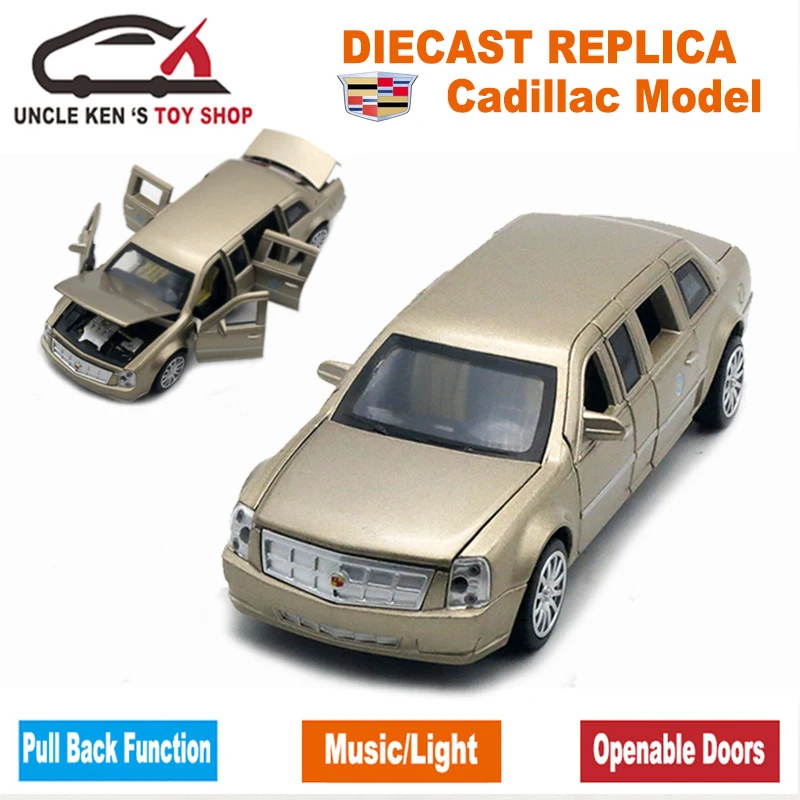 18 см литая модель президентского лимузина коллекция металлических игрушек для