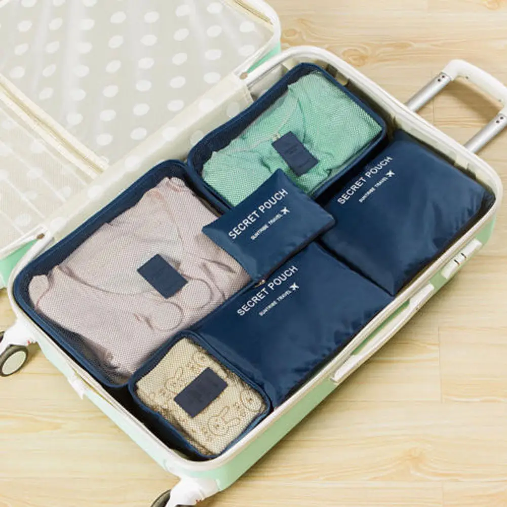 6pcs Travel Organizer Bag Clothes Pouch Portable Storage Case Luggage Suitcase Chic Bags Unisex Use Travel Accessories
6pcs Travel Organizer Bag Clothes Pouch Portable Storage Case Luggage Suitcase Chic Bags Unisex Use Travel Accessories