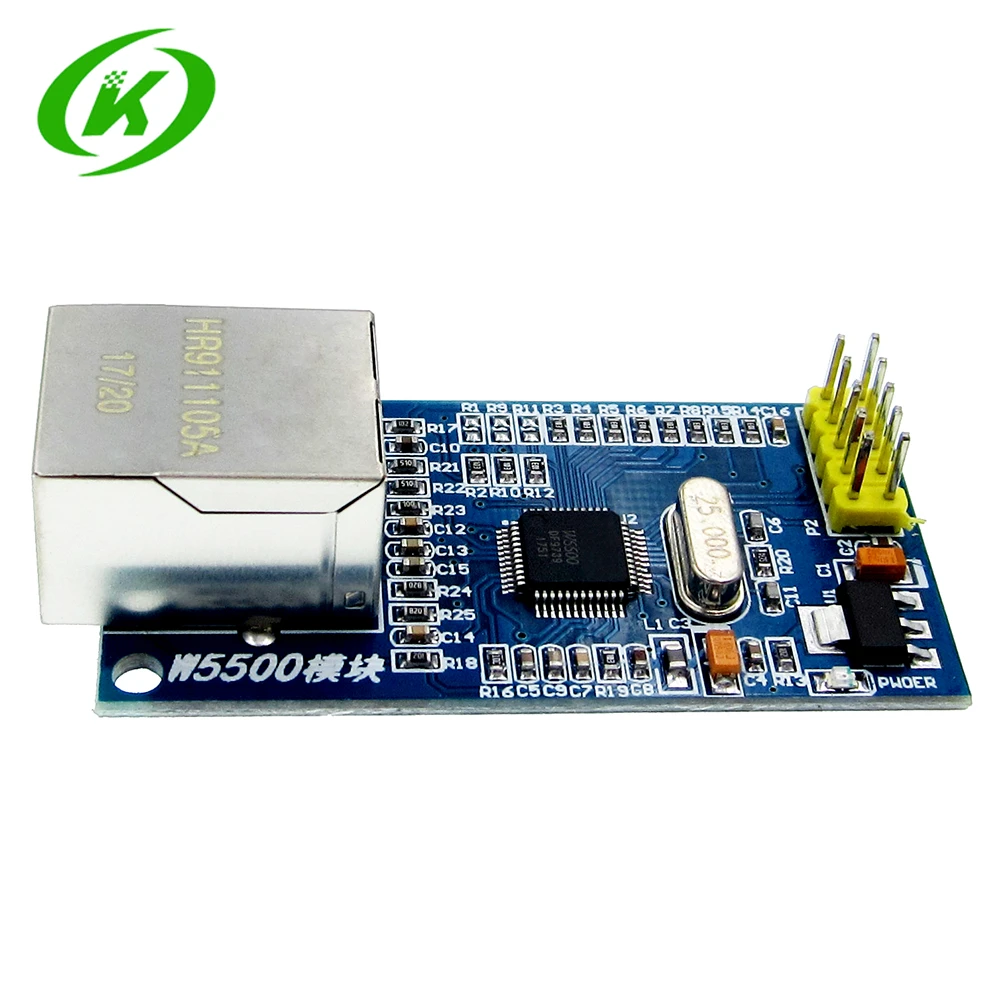 W5500 Ethernet network module hardware TCP / IP 51 / STM32 microcontroller program over W5100
W5500 Ethernet network module hardware TCP / IP 51 / STM32 microcontroller program over W5100