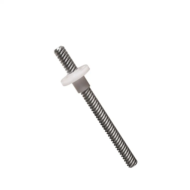 2pcs TR8 Lead Screw Dia 8MM Thread 8mm Length 300mm with TR8*8 White POM nut 3D priinter parts
2pcs TR8 Lead Screw Dia 8MM Thread 8mm Length 300mm with TR8*8 White POM nut 3D priinter parts