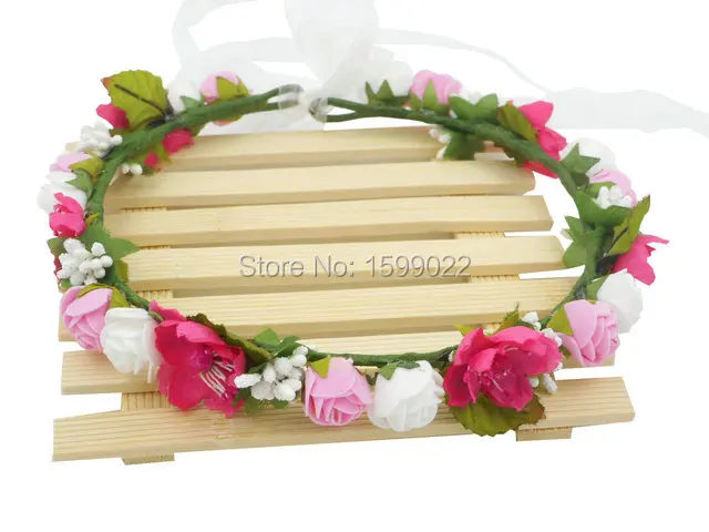 Handcrafted Flower Girl Head Garland Cute Rose Headband Woman Summer Hot Pink Wedding Hair Accessory Fuschia Party Decorations
Handcrafted Flower Girl Head Garland Cute Rose Headband Woman Summer Hot Pink Wedding Hair Accessory Fuschia Party Decorations