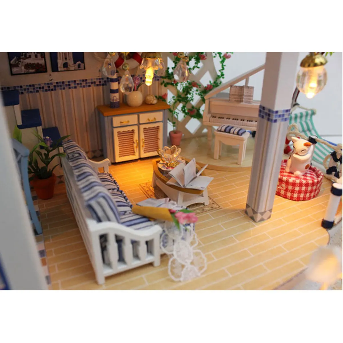 LBLA Cute Room DIY Dollhouse Wooden Miniature Doll House With 3D LED Music Furnitures Model Handmade Toys Gift For Children
LBLA Cute Room DIY Dollhouse Wooden Miniature Doll House With 3D LED Music Furnitures Model Handmade Toys Gift For Children