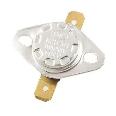 AC 250V 10A NC Temperature Control Switch Thermostat 115 Celsius KSD301