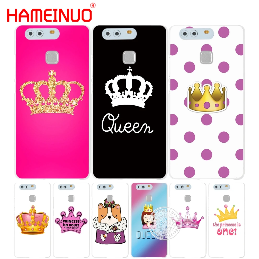 HAMEINUO чехол для телефона с принцессой королевой девушкой huawei Ascend P7 P8 P9 P10 lite plus G8 G7