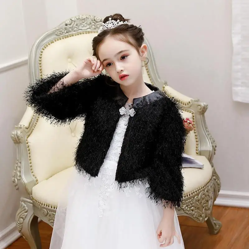 Black New Baby Girls Winter Thick Fashion Faux Fur Brand Coat For Girls Formal Soft Party Coat Kids Wedding Outwear
Black New Baby Girls Winter Thick Fashion Faux Fur Brand Coat For Girls Formal Soft Party Coat Kids Wedding Outwear