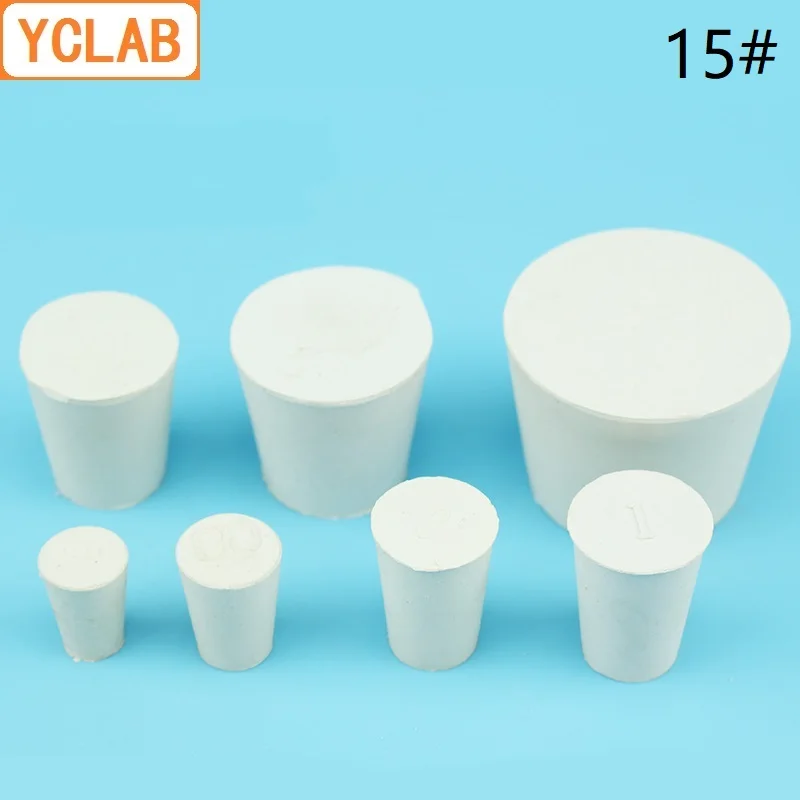 YCLAB 15# Rubber Stopper White for Glass Flask Upper Diameter 81mm * Lower Diameter 68mm Laboratory Chemistry Equipment
YCLAB 15# Rubber Stopper White for Glass Flask Upper Diameter 81mm * Lower Diameter 68mm Laboratory Chemistry Equipment