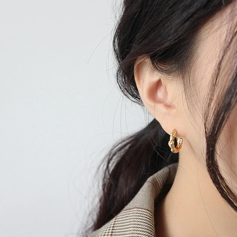 Silvology 925 Sterling Silver Semicircle Earrings Gold Irregular Concave Convex Texture 2019 New Stud Earrings For Women Jewelry
Silvology 925 Sterling Silver Semicircle Earrings Gold Irregular Concave Convex Texture 2019 New Stud Earrings For Women Jewelry