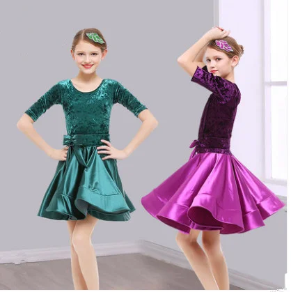2018 girls latin dresses for dancing ballroom dance dress rumba samba velvet children samba cha cha tango skirt standard salsa
2018 girls latin dresses for dancing ballroom dance dress rumba samba velvet children samba cha cha tango skirt standard salsa