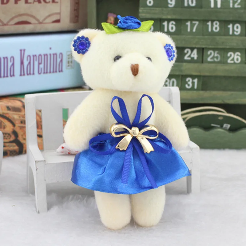 6pcs 12CM Plush Toy Teddy Bears Stuffed Mini cartoon bouquet wedding children toy phone key pendant Party party dress up toy
6pcs 12CM Plush Toy Teddy Bears Stuffed Mini cartoon bouquet wedding children toy phone key pendant Party party dress up toy