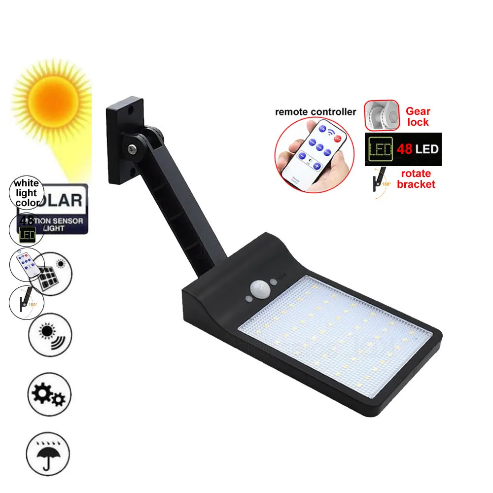 48 LED Solar Light Ultra th Wireless PIR Motion Sensor Lamp Ip65 Waterproof Outdoor Lightg Lights Garden Wall li La&
48 LED Solar Light Ultra th Wireless PIR Motion Sensor Lamp Ip65 Waterproof Outdoor Lightg Lights Garden Wall li La&