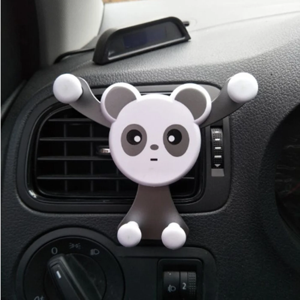 Фото Rylybons Panda гравитационный Автомобильный держатель для мобильного телефона с