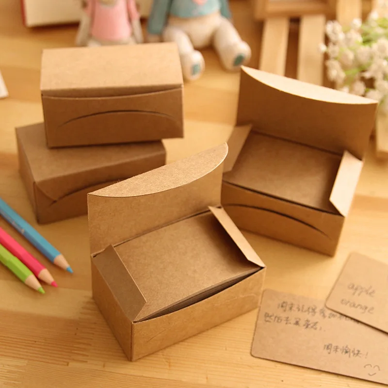 95pcs/1lot Boxed Creative Kraft paper Memo Pad Sticker Message Card Post Sticky Notes Notepad Word cards
95pcs/1lot Boxed Creative Kraft paper Memo Pad Sticker Message Card Post Sticky Notes Notepad Word cards
