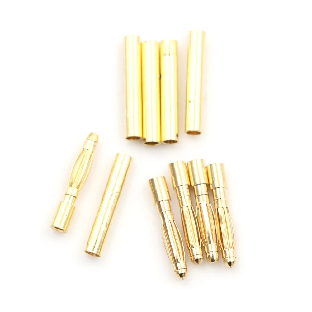 5 pair/lot new style Brushless Motor Banana Plug 2.0mm 2mm Gold Bullet Connector Plated For ESC Battery
5 pair/lot new style Brushless Motor Banana Plug 2.0mm 2mm Gold Bullet Connector Plated For ESC Battery