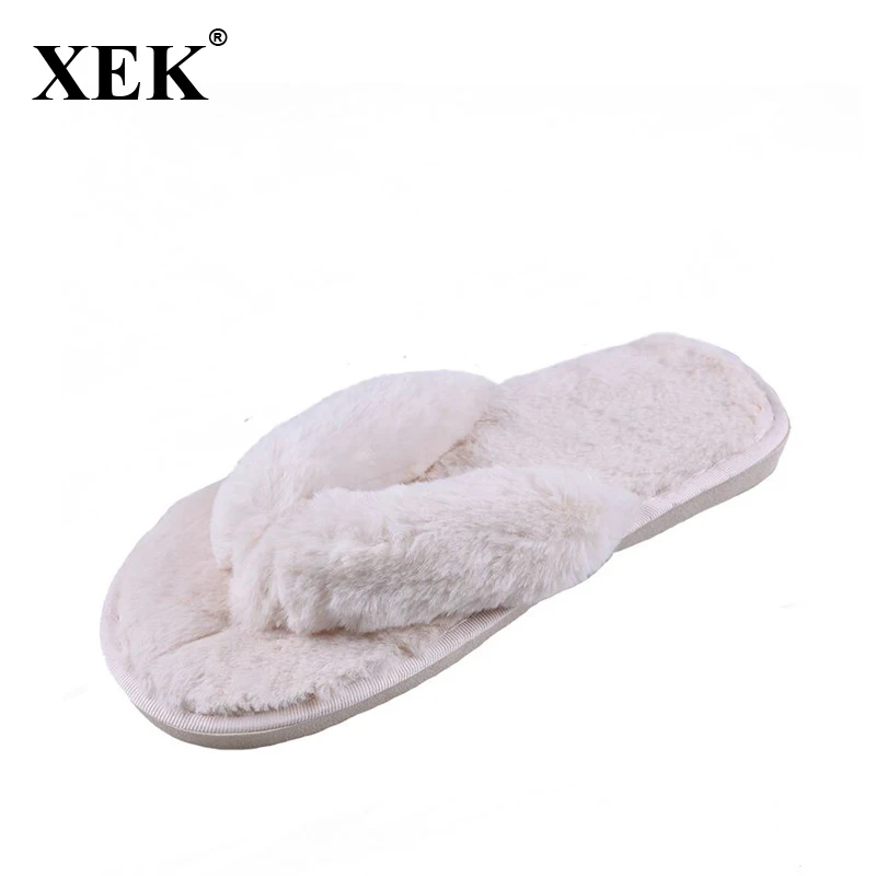 XEK Winter Fashion Women Home Slippers Faux Fur Warm Shoes Woman Slip on Flats Female Fur Flip Flops Pink Plus Size 36-41 WFQ95
XEK Winter Fashion Women Home Slippers Faux Fur Warm Shoes Woman Slip on Flats Female Fur Flip Flops Pink Plus Size 36-41 WFQ95