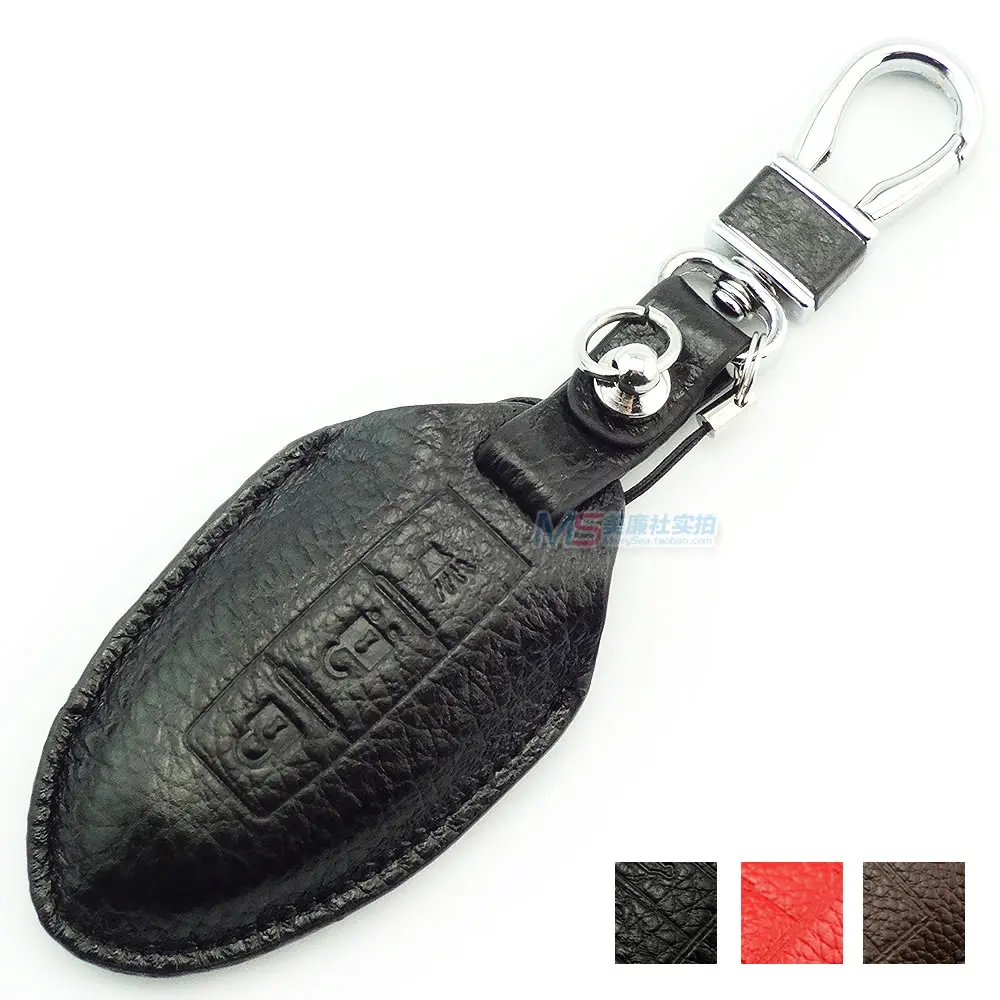 Genuine leather car key cover for Nissan March Tiida Livina X-Trail Teana Sylphy Sunny Qashqai Murano 370Z NV200 GTR Patrol Juke
Genuine leather car key cover for Nissan March Tiida Livina X-Trail Teana Sylphy Sunny Qashqai Murano 370Z NV200 GTR Patrol Juke