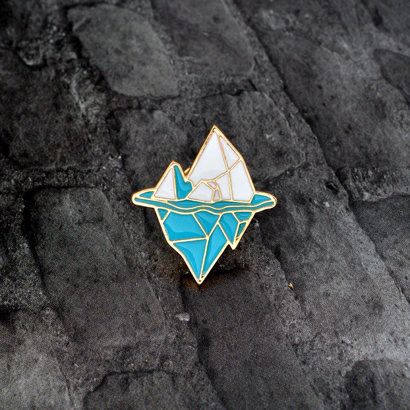 Cartoon Antarctic iceberg Brooch Metal Enamel Blue White Snow Mountain Pin Button Jacket Backpack Pin Icon Badge Jewelry Gift
Cartoon Antarctic iceberg Brooch Metal Enamel Blue White Snow Mountain Pin Button Jacket Backpack Pin Icon Badge Jewelry Gift