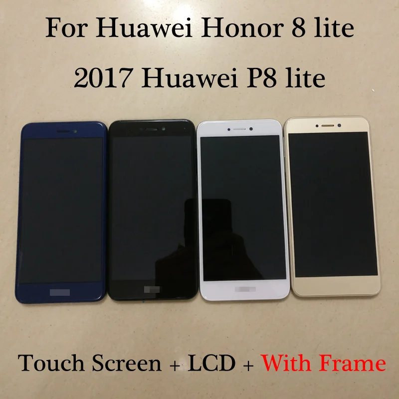 100% тест для Huawei Honor 8 Youth Edition / lite 2017 P8 ЖК дисплей сенсорный экран дигитайзер в сборе
