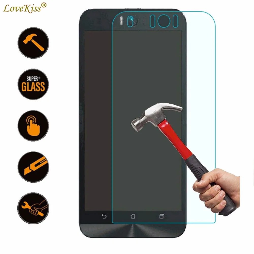 9H защитная пленка из закаленного стекла для Asus Zenfone 2 Laser GO Selfie 3S Max Live ZC520TL ZB501KL ZB452