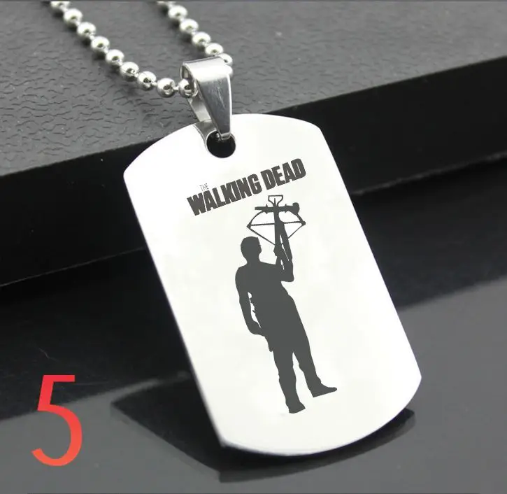 Perfect JL The Walking Dead Western Style Army card Personalized Diy Letters Pendant Steel Necklace personality Gifts XSZR01
Perfect JL The Walking Dead Western Style Army card Personalized Diy Letters Pendant Steel Necklace personality Gifts XSZR01