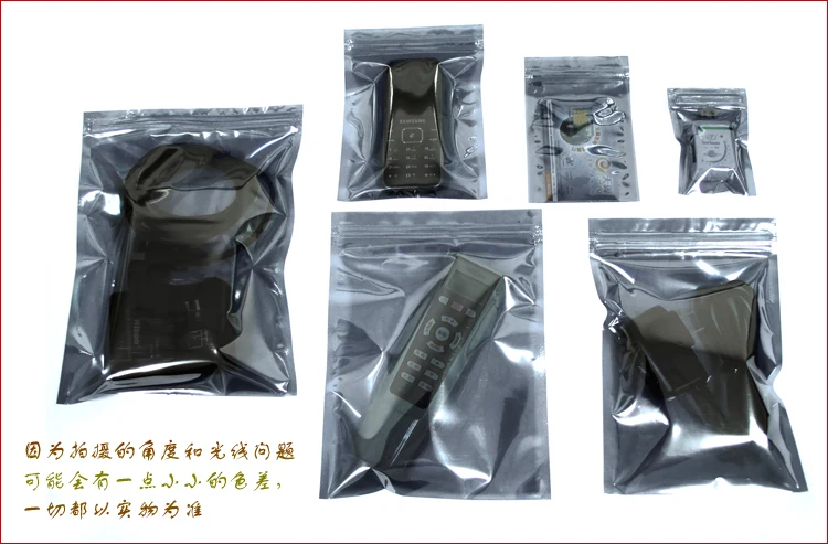 9*13cm Anti Static Shielding Bags ESD Antistatic Package Bag Zip Lock Anti-Static Pack Bag for Electronics Accessories Storage
9*13cm Anti Static Shielding Bags ESD Antistatic Package Bag Zip Lock Anti-Static Pack Bag for Electronics Accessories Storage