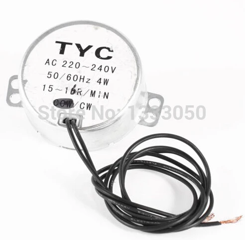 Металлический корпус с синхронным электродвигателем 2-проводной 15/16 r/min Скорость AC 220 V-240 V 50/60Hz 4W
Металлический корпус с синхронным электродвигателем 2-проводной 15/16 r/min Скорость AC 220 V-240 V 50/60Hz 4W