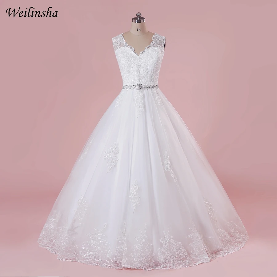 Weilinsha New Arrival A-line Wedding Dresses Appliques Lace Plus Size Vestido de Noiva Wedding Bridal Gowns Robe de Mariee
Weilinsha New Arrival A-line Wedding Dresses Appliques Lace Plus Size Vestido de Noiva Wedding Bridal Gowns Robe de Mariee