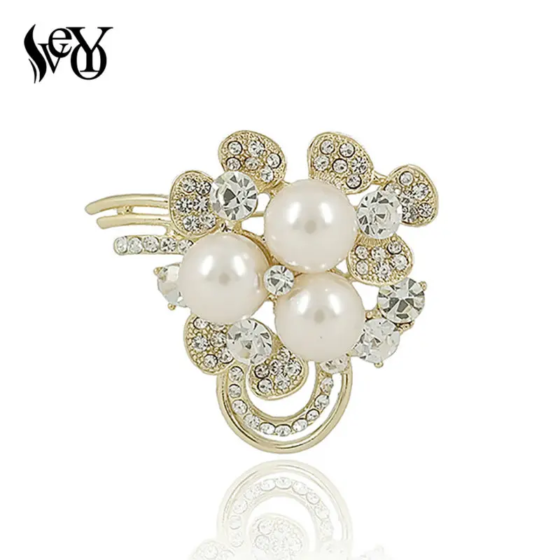 VEYO Classic Lmitation Pearl Flower Big Brooches for Woman Full of Rhinestone Bride Zinc Alloy Pin Costume Jewelry
VEYO Classic Lmitation Pearl Flower Big Brooches for Woman Full of Rhinestone Bride Zinc Alloy Pin Costume Jewelry
