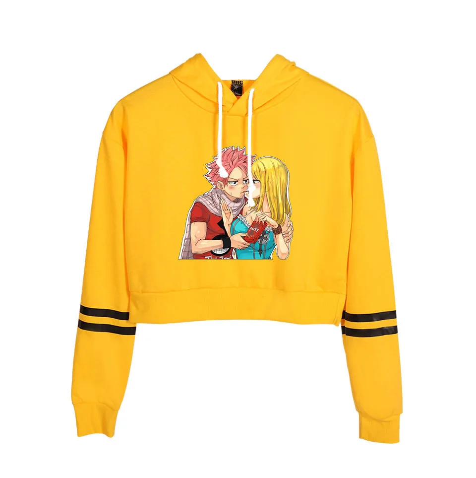 Anime Fairy Tail Crop Top Hoodie For Girls Harajuku Cropped Sweatshirt Streetwear Hip Hop Long Sleeves Hooded Pullover Tops
Anime Fairy Tail Crop Top Hoodie For Girls Harajuku Cropped Sweatshirt Streetwear Hip Hop Long Sleeves Hooded Pullover Tops