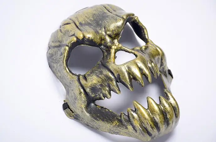 Halloween Masquerade Mask Skull Skeleton face Venetian Vintage Full Face Masks Adults Gothic Fancy Dress Accessory old gold
Halloween Masquerade Mask Skull Skeleton face Venetian Vintage Full Face Masks Adults Gothic Fancy Dress Accessory old gold