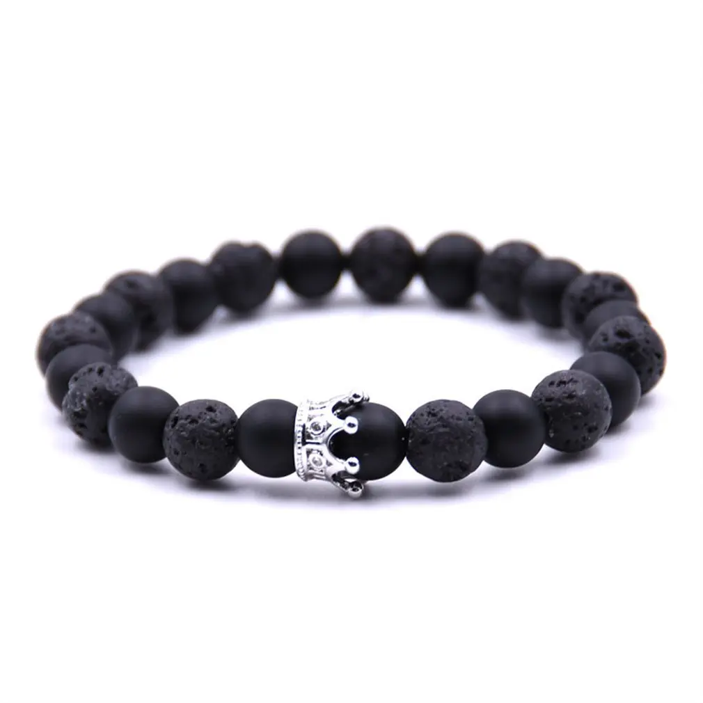 Couple Bracelet Adjustable Volcanic Stone Marble Scrub Beads Crown Bangles For Women Men Jewelry All Match Clothes Best Gift
Couple Bracelet Adjustable Volcanic Stone Marble Scrub Beads Crown Bangles For Women Men Jewelry All Match Clothes Best Gift
