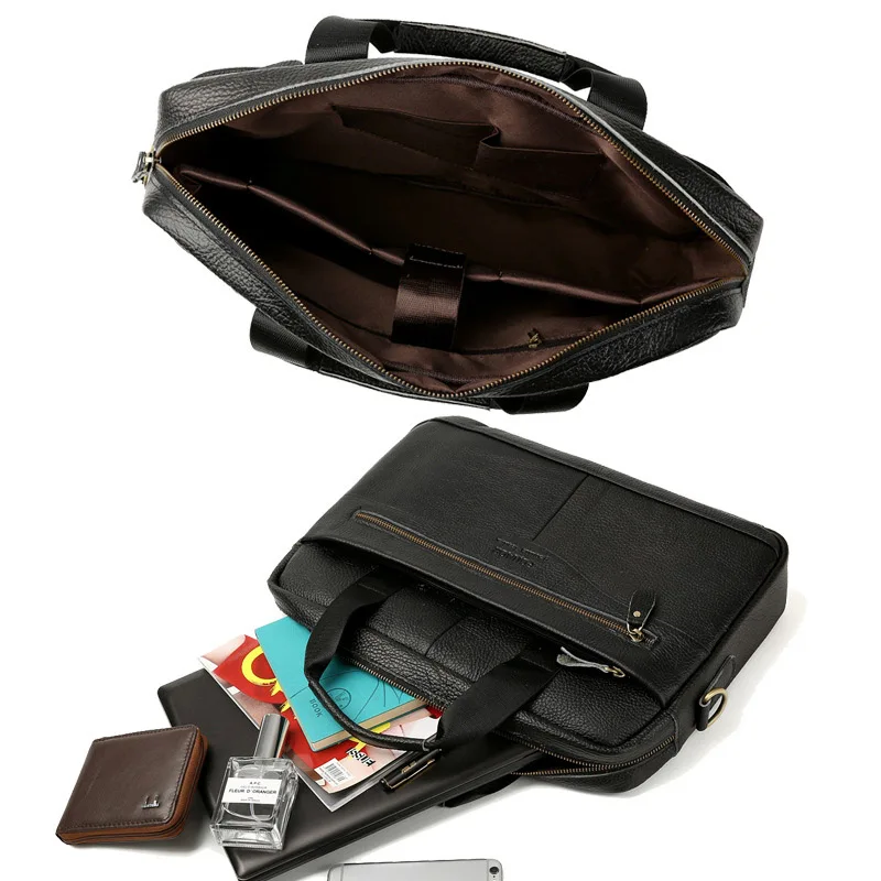 Genuine Leather Handbag Men Briefcase Brand Men's Messenger Bag Male Laptop Bag Business Leather Shoulder Bag Travel Bag 2019
Genuine Leather Handbag Men Briefcase Brand Men's Messenger Bag Male Laptop Bag Business Leather Shoulder Bag Travel Bag 2019