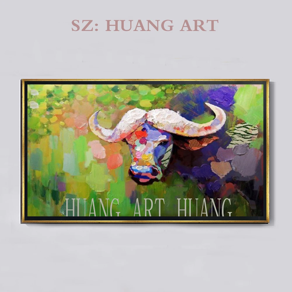 Artist Hand-painted Unframed High Quality Funny Cow Oil Painting on Canvas Lovely Cows Animal Oil Painting for Living Room
Artist Hand-painted Unframed High Quality Funny Cow Oil Painting on Canvas Lovely Cows Animal Oil Painting for Living Room