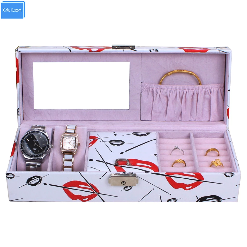 2019 new design special Gift for Women makeup desk case mirror box watch jewelry exhibitor storage collect organizador WBG1090
2019 new design special Gift for Women makeup desk case mirror box watch jewelry exhibitor storage collect organizador WBG1090