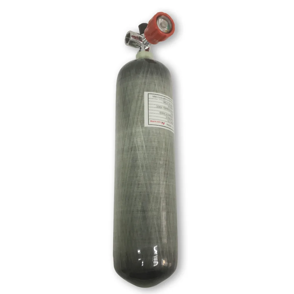 AC10311 New 3L 30Mpa Carbon Fiber Cylinder Pcp Air Gun Diving Paintball Gun With Red Guaged Valve Drop Shipping Acecare
AC10311 New 3L 30Mpa Carbon Fiber Cylinder Pcp Air Gun Diving Paintball Gun With Red Guaged Valve Drop Shipping Acecare