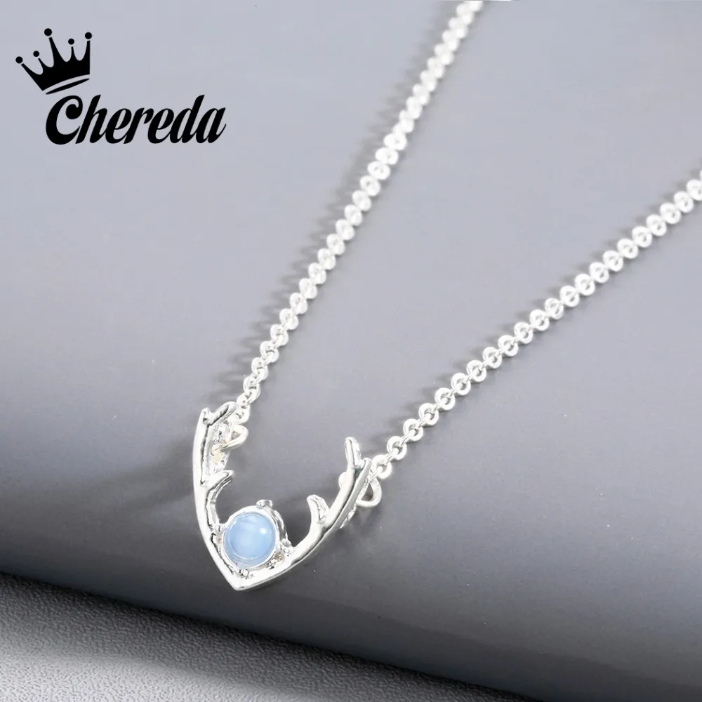 Chereda Alloy Cute Animal Pendant Necklace Silver Gold Color Deer Shape Blue White Rhinestone Jewelry For Women Luxury Jewelry
Chereda Alloy Cute Animal Pendant Necklace Silver Gold Color Deer Shape Blue White Rhinestone Jewelry For Women Luxury Jewelry