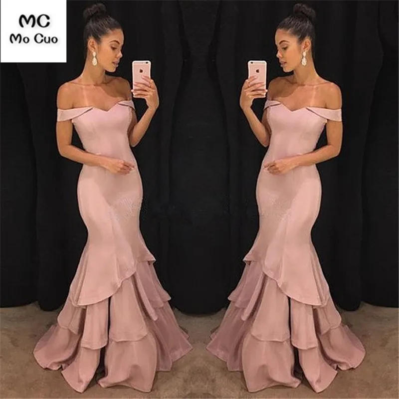 2018 Boat Neck Mermaid Off Shoulder Evening Dresses Long Satin Short Sleeve Prom dress for teens Women's Formal Evening Dress
2018 Boat Neck Mermaid Off Shoulder Evening Dresses Long Satin Short Sleeve Prom dress for teens Women's Formal Evening Dress