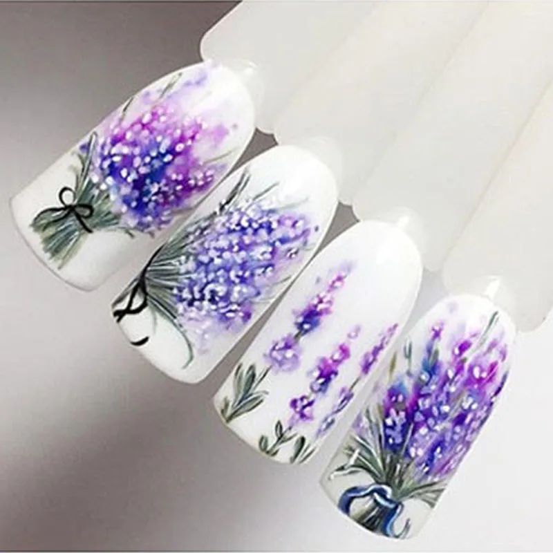 12.8cm*5.4cm 1 sheet Lavender Flower Water Decals Purple Blooming Flower Nail Transfer Decals Nail Art Water Seal Water Slide
12.8cm*5.4cm 1 sheet Lavender Flower Water Decals Purple Blooming Flower Nail Transfer Decals Nail Art Water Seal Water Slide