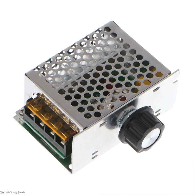 AC 220V 4000W High Power SCR Speed Controller Electronic Voltage Regulator Governor
AC 220V 4000W High Power SCR Speed Controller Electronic Voltage Regulator Governor