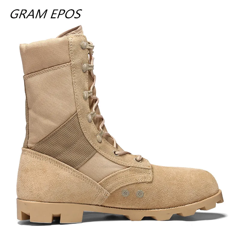 New Outdoor Military Tactical Boots Men's Breathable Desert Combat Ankle Boots Spring/Autumn Men Waterproof Outdoor Hiking Shoes
New Outdoor Military Tactical Boots Men's Breathable Desert Combat Ankle Boots Spring/Autumn Men Waterproof Outdoor Hiking Shoes