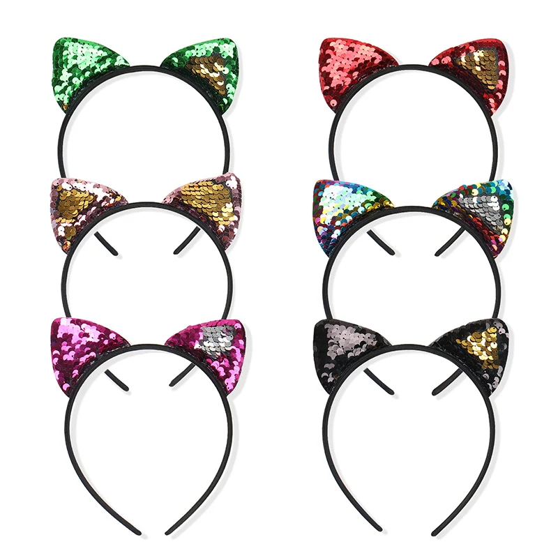 Fashion Cute 8 Colors Sequins Hairband Girls Kids Gift Cat Ear Headwear New Hot Gifts Glitter Headband Hair Accessories
Fashion Cute 8 Colors Sequins Hairband Girls Kids Gift Cat Ear Headwear New Hot Gifts Glitter Headband Hair Accessories