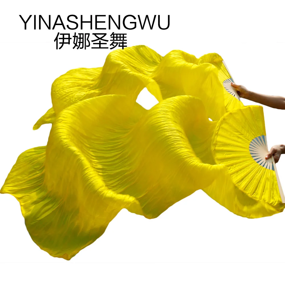 New Handmade Bamboo Ribs Dance Props Silk Belly Dance Fans Natural Silk 1 Pc Left hand+1 Pc Right Hand Dancing Silk Fans yellow
New Handmade Bamboo Ribs Dance Props Silk Belly Dance Fans Natural Silk 1 Pc Left hand+1 Pc Right Hand Dancing Silk Fans yellow