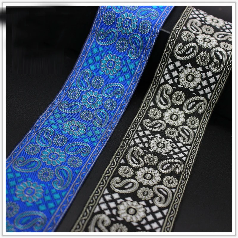 10yards 5cm wide National Wind Lace Accessories Black Blue Jacquard Lace Ribbon decorative clothes fabric DIY handmade apparel
10yards 5cm wide National Wind Lace Accessories Black Blue Jacquard Lace Ribbon decorative clothes fabric DIY handmade apparel