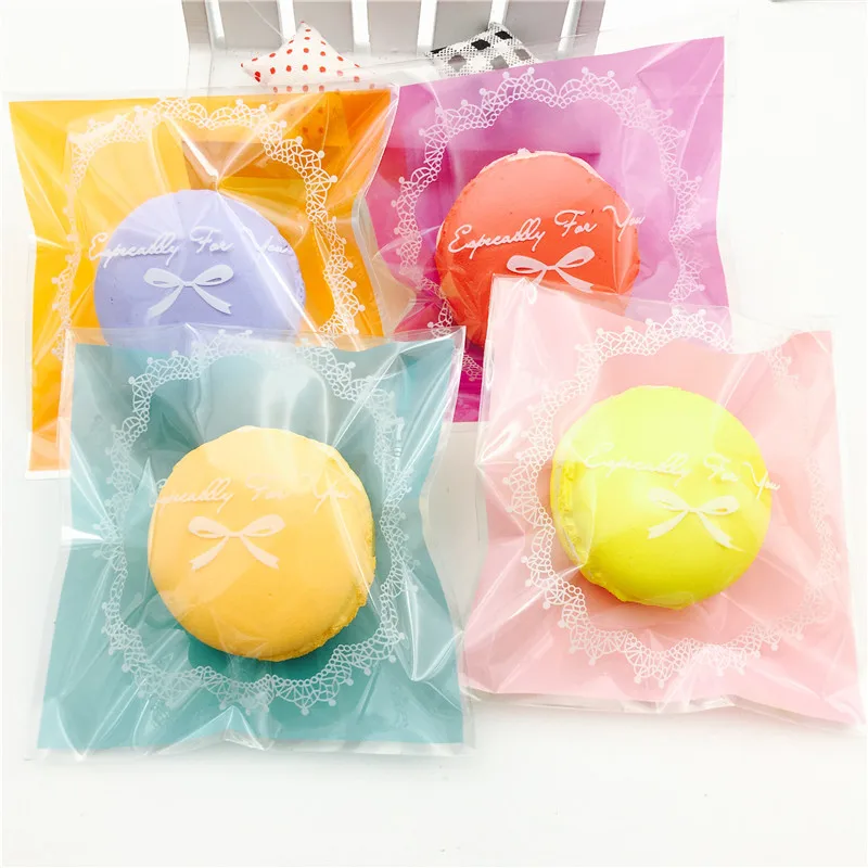 4 Color 100pcs Plastic Cookie Bags Transparent Lace Bow-knot Cookie Packing Wedding Cake Candy Macaron Packaging Bag 10*10cm
4 Color 100pcs Plastic Cookie Bags Transparent Lace Bow-knot Cookie Packing Wedding Cake Candy Macaron Packaging Bag 10*10cm