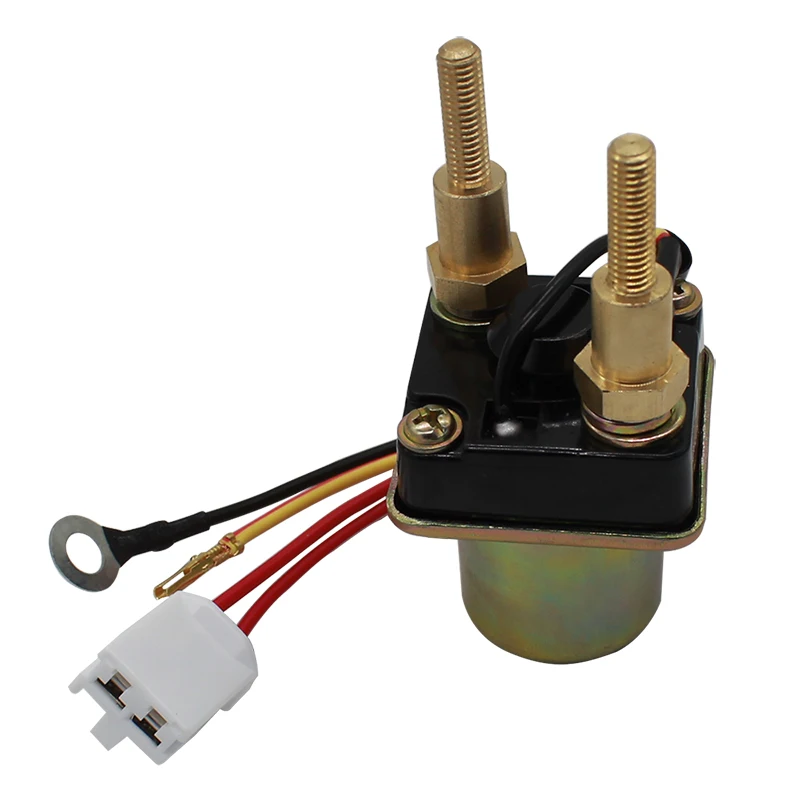 Cyleto Starter Relay Solenoid for KAWASAKI PWC JS300 JS 300 1986-1990 / JS300 SX 1987-1991 4-wire long bolts
Cyleto Starter Relay Solenoid for KAWASAKI PWC JS300 JS 300 1986-1990 / JS300 SX 1987-1991 4-wire long bolts