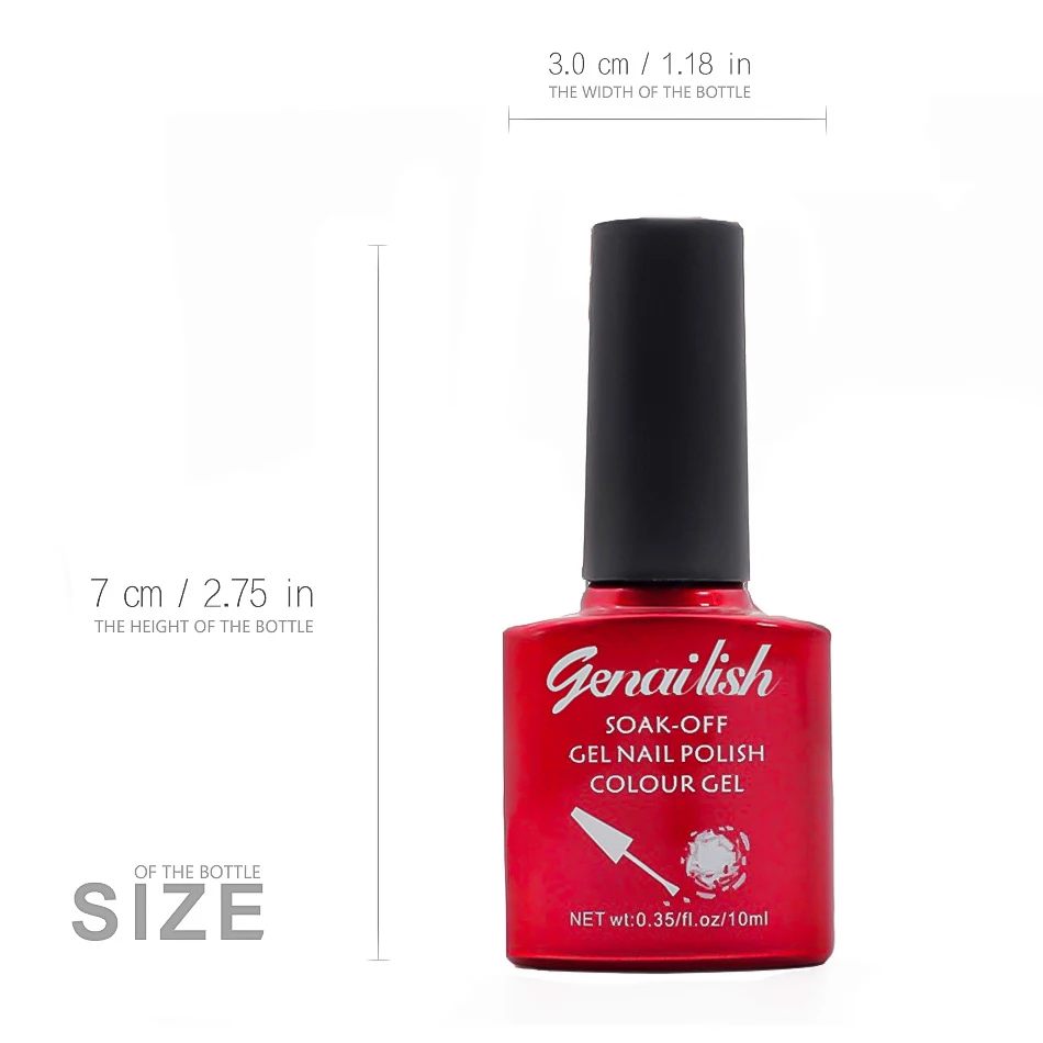 Genailish - Кошачий Глаз Гель лак для ногтей лаки 36 Цветов 10 Мл./шт. | Красота и здоровье